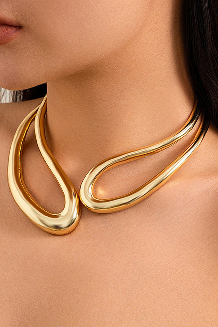 Asymmetrical Cut Collar