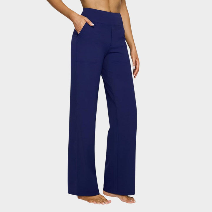 Calista™ | Pantalones de mujer de pierna ancha en marrón