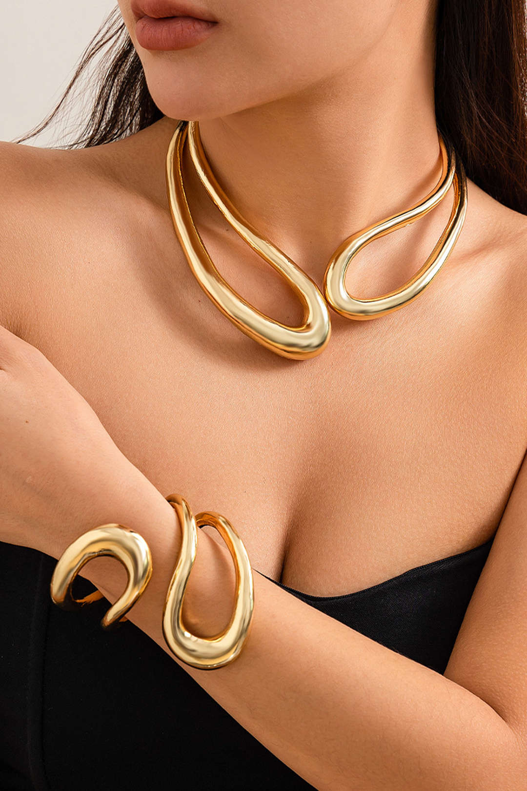 Asymmetrical Cut Bracelet