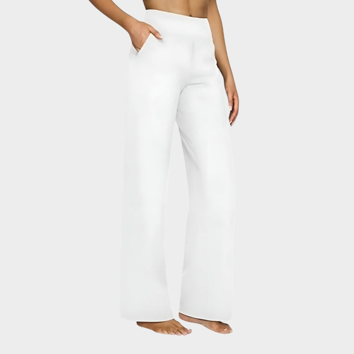 Calista™ | Pantalones de mujer de pierna ancha en marrón