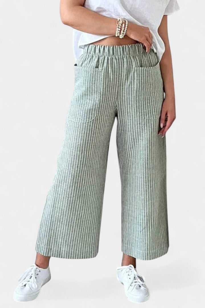 Lumiere Pantalones Ligeros de Corte Suelto