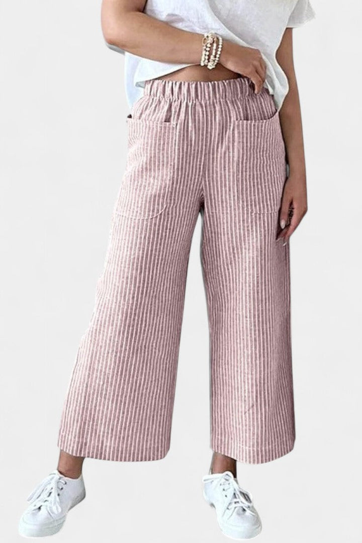 Lumiere Pantalones Ligeros de Corte Suelto