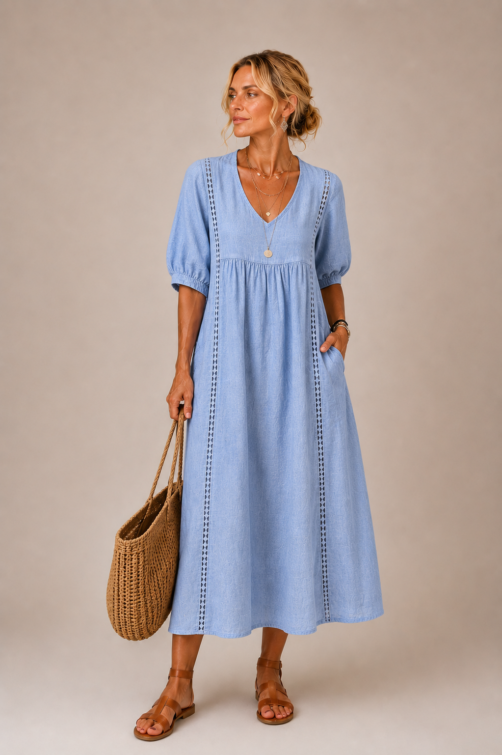 Soline – Vestido de verano midi
