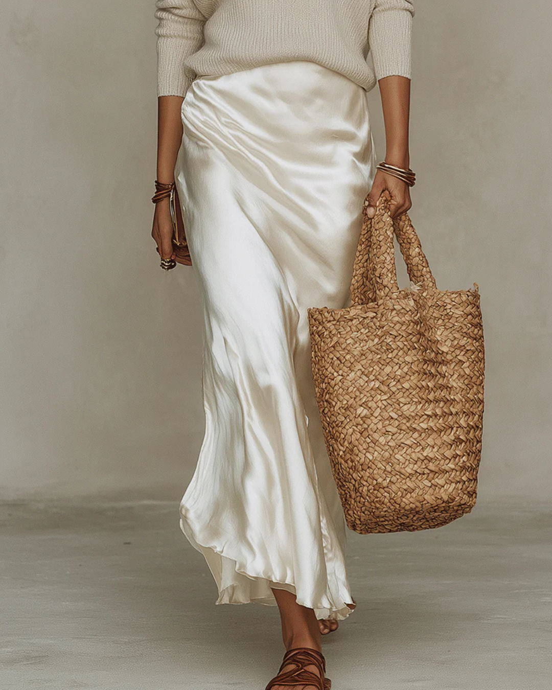 ALMA™ | Vestido Midi de Punto con Diseño Floral