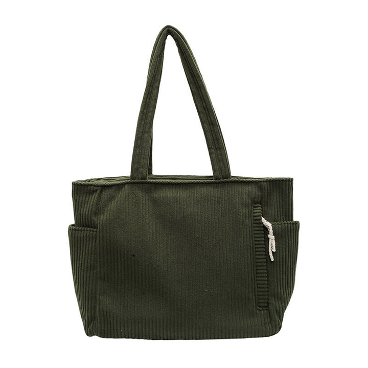 Tilda – Bolsa de hombro con diseño acanalado y detalle de cordón