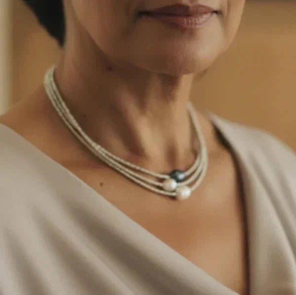 Collar de Perlas Naturales Elegantes