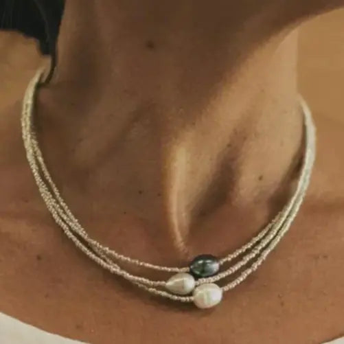Collar de Perlas Naturales Elegantes