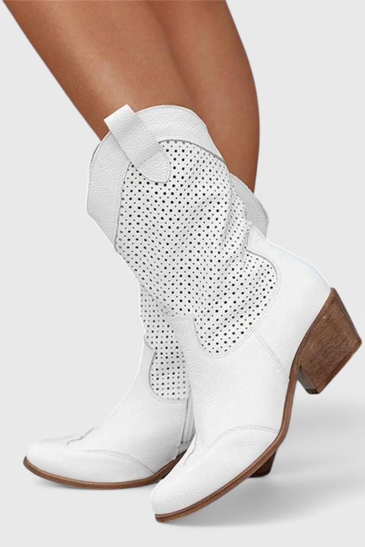 Botas de Vaquero Modernas Annalla con Cremallera Lateral