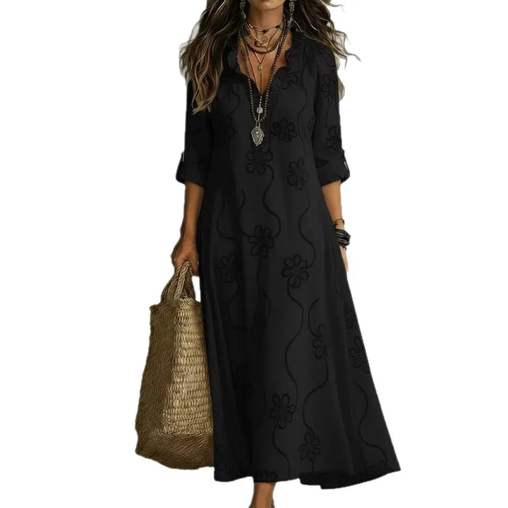 Bonifacia™ | Long Linen Dress