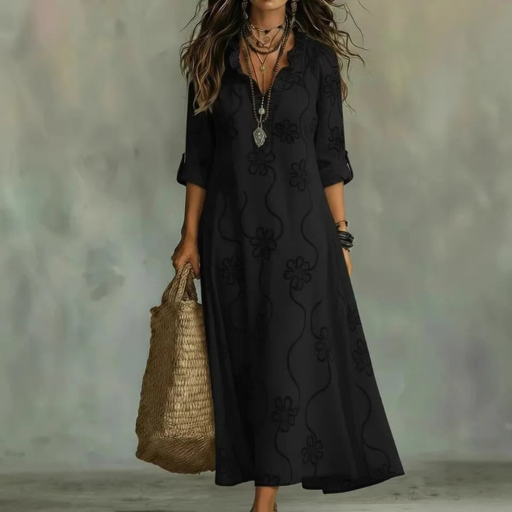 Bonifacia™ | Long Linen Dress