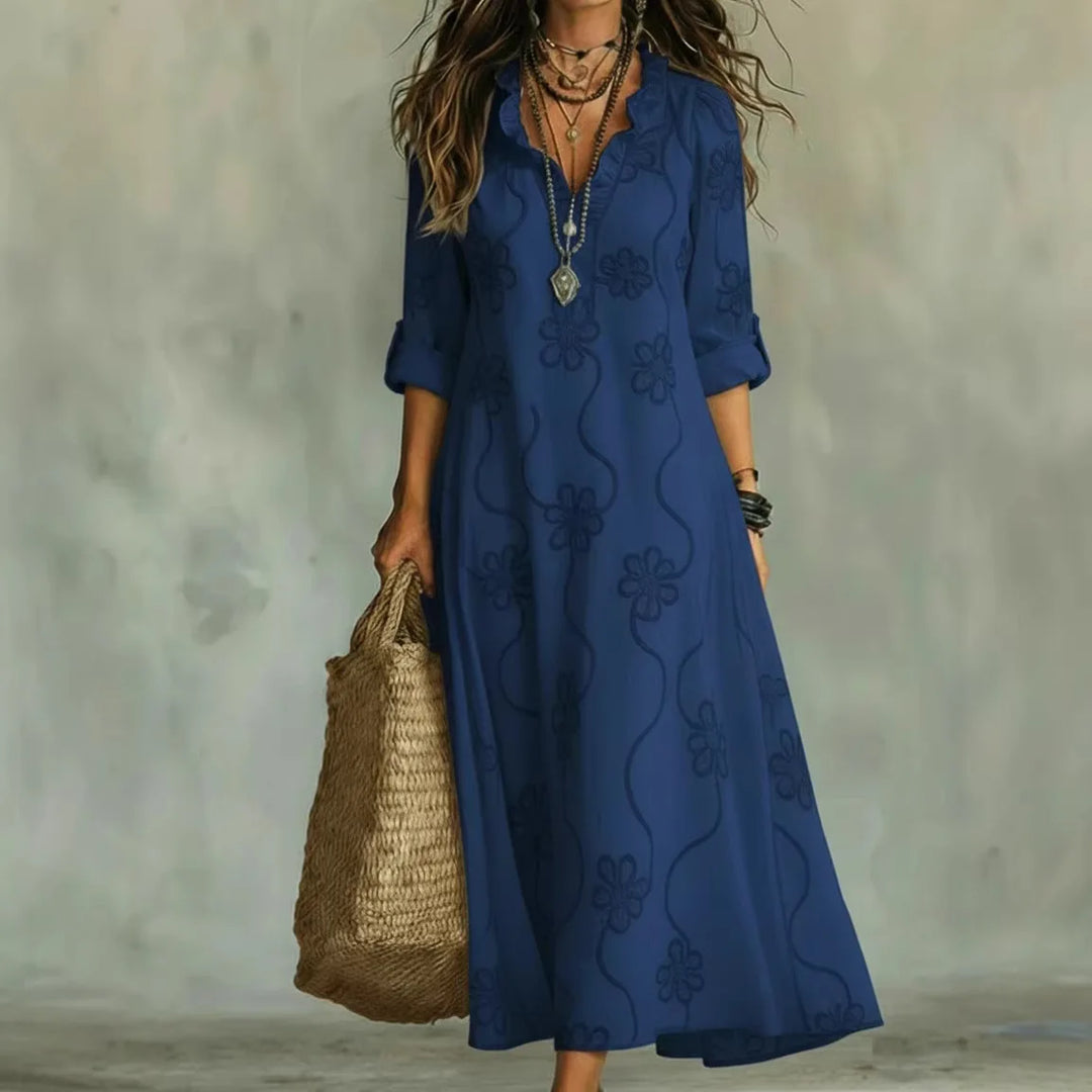 Bonifacia™ | Long Linen Dress