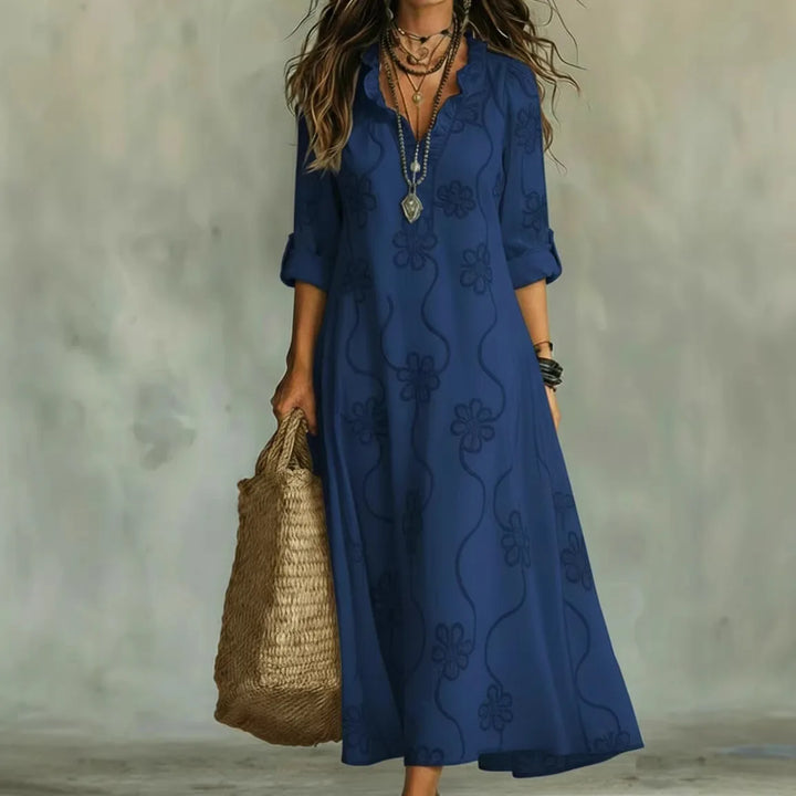 Bonifacia™ | Long Linen Dress