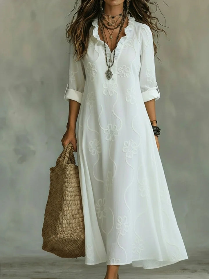 Bonifacia™ | Long Linen Dress