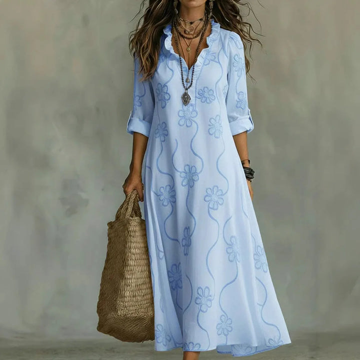 Bonifacia™ | Long Linen Dress