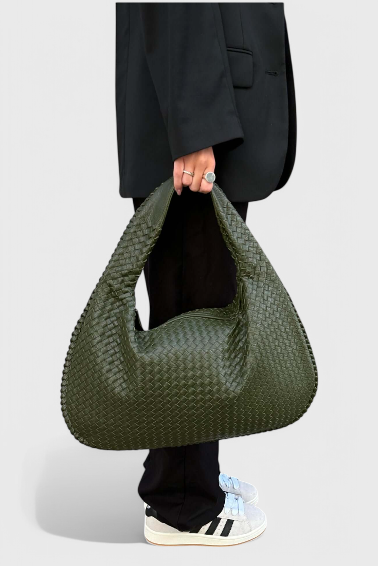 Tilly Bolsa de Hombro de Tejido
