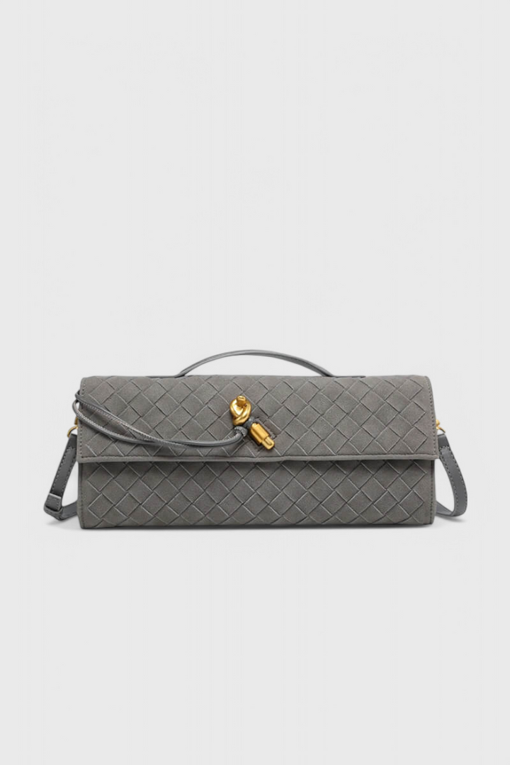 Bolso de Hombro Clásico de Ante Melanie