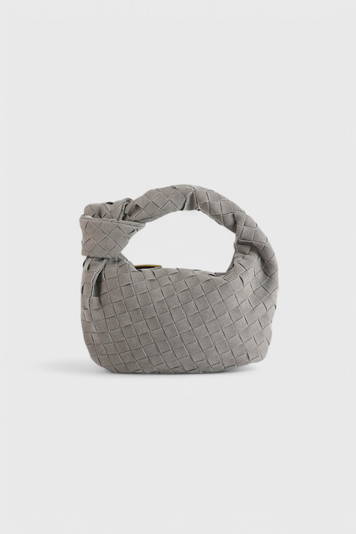 Mini Bolso Woven Remi con Detalle de Nudo