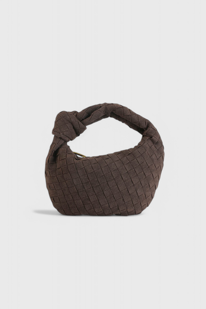 Mini Bolso Woven Remi con Detalle de Nudo