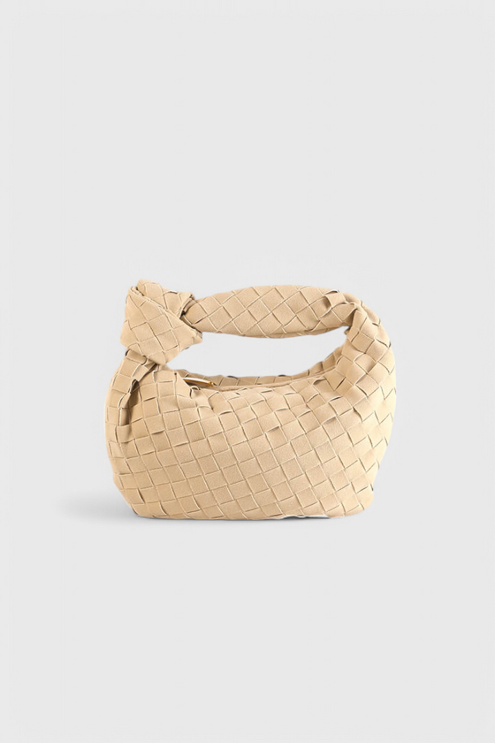Mini Bolso Woven Remi con Detalle de Nudo