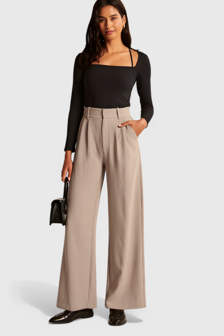 Tinashe Pantalones de Pierna Ancha a Medida