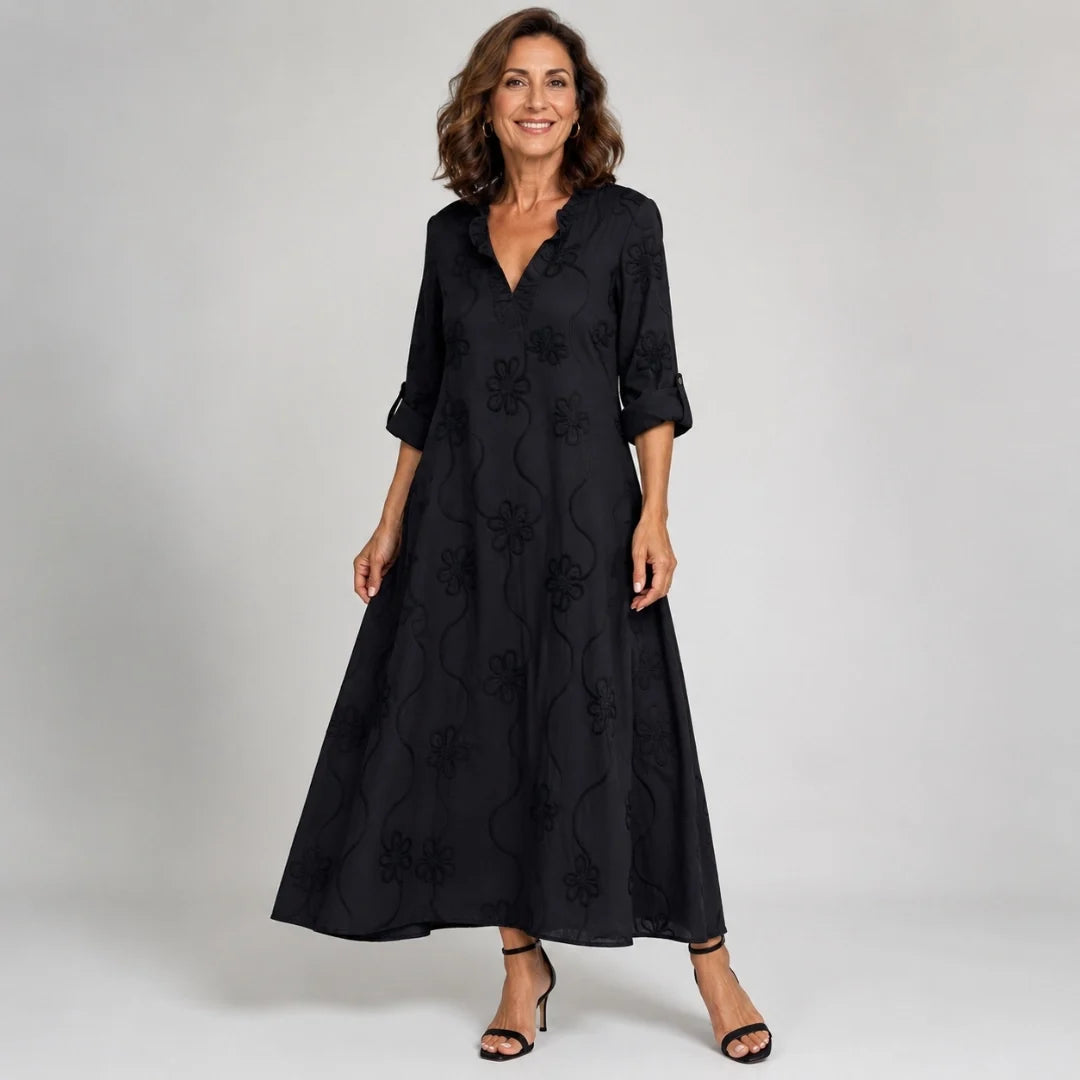 Bonifacia™ | Long Linen Dress