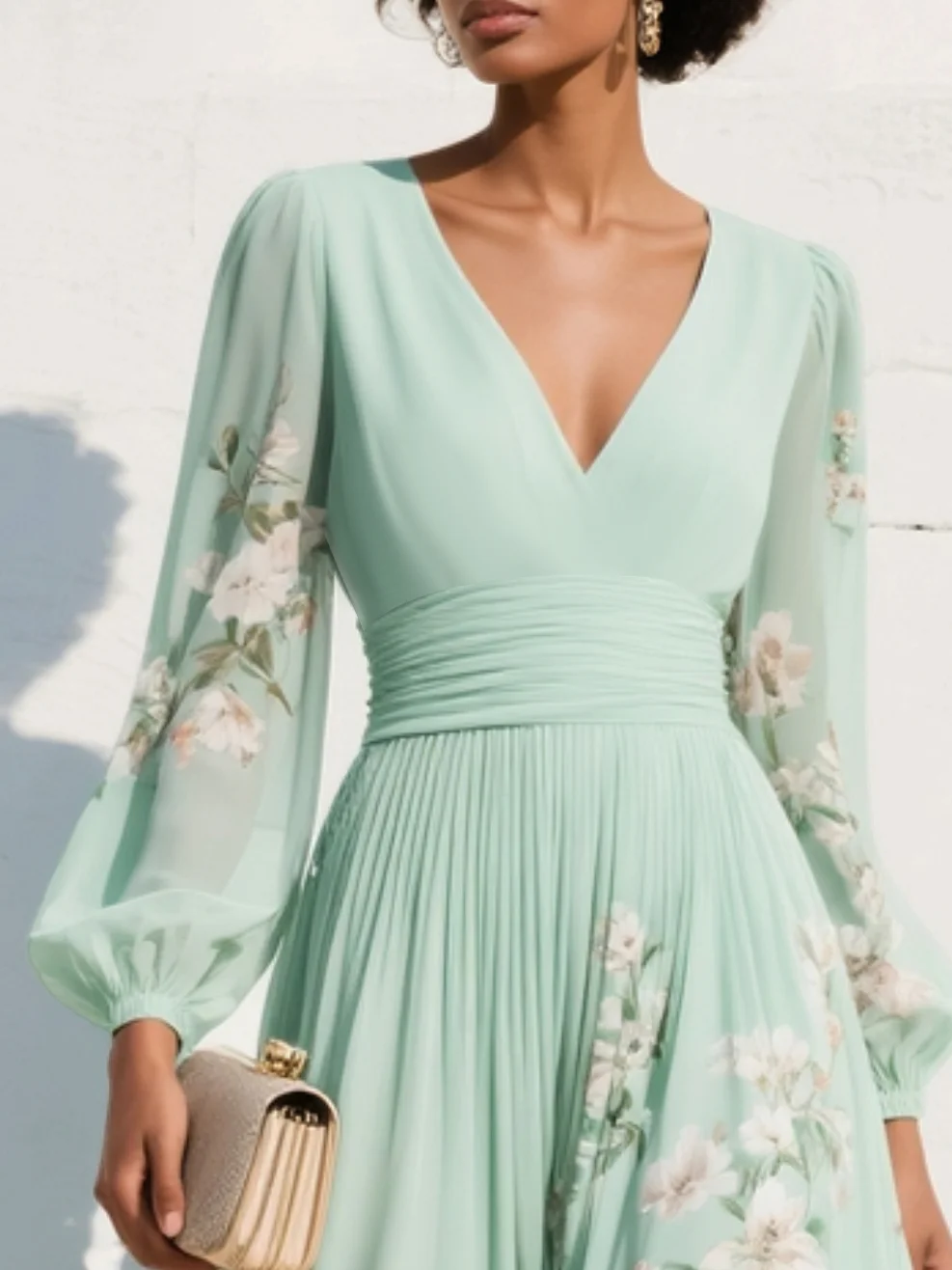 Coral™ | Vestido Midi con Diseño Floral