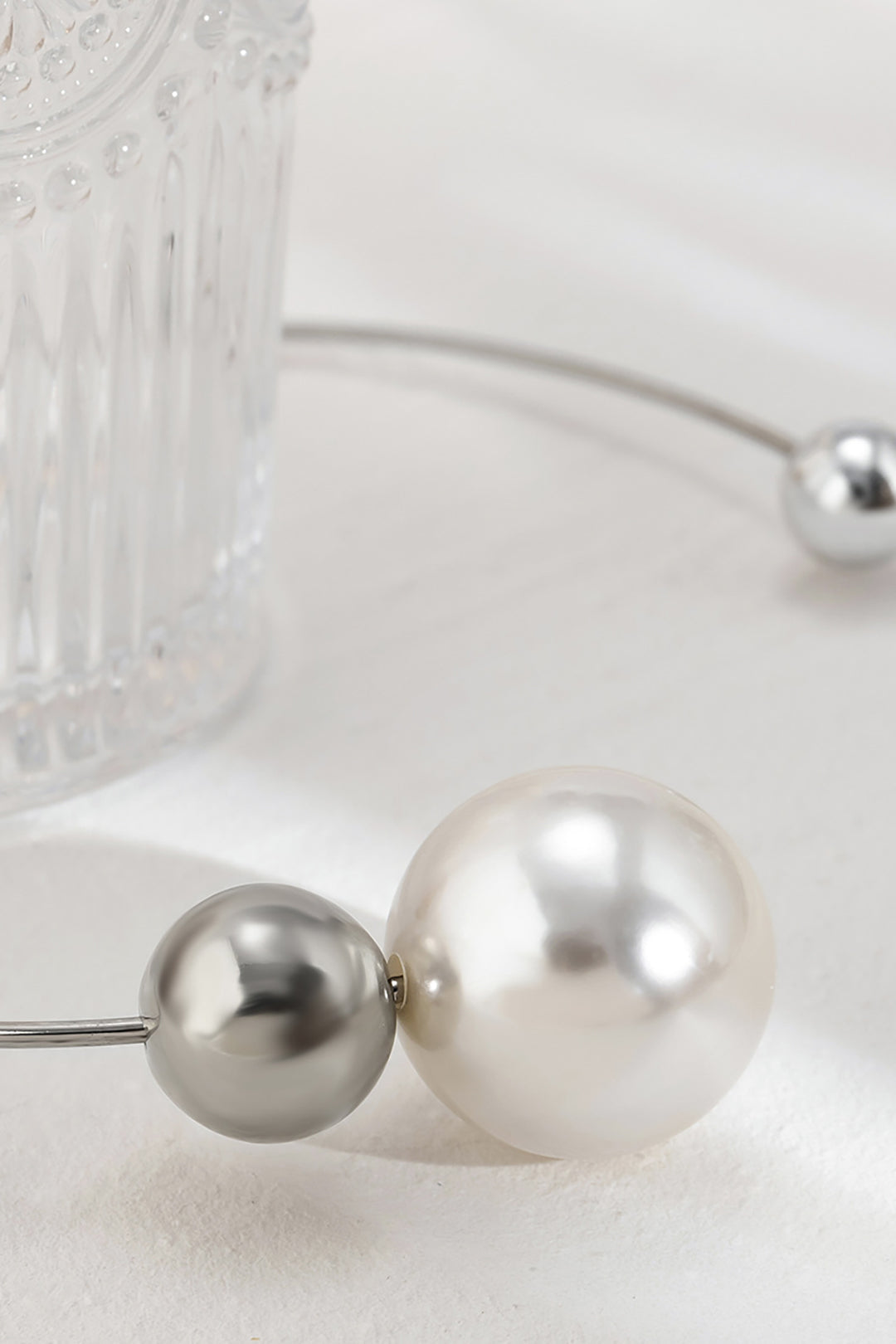 Collares de Perlas Metálicas