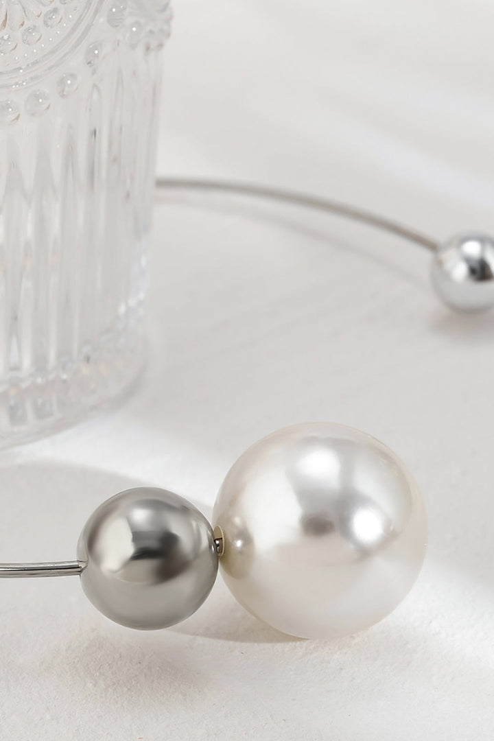 Collares de Perlas Metálicas