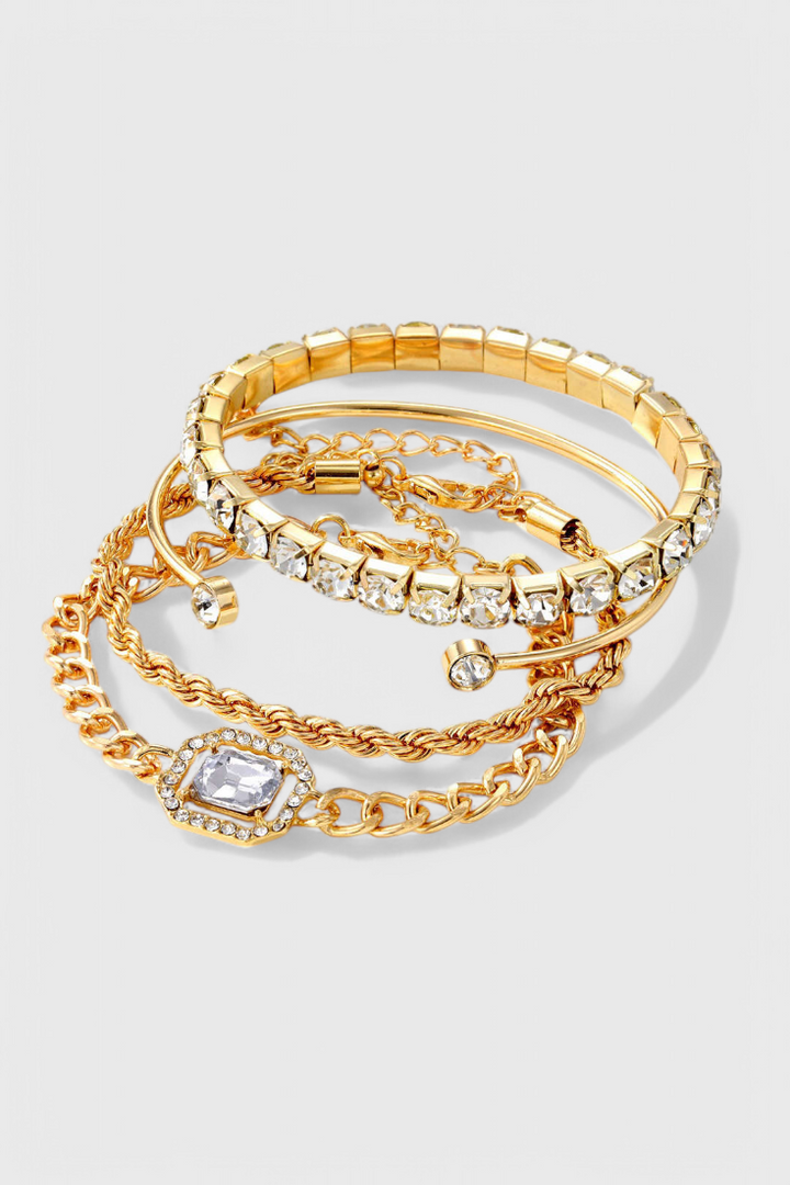 Set de Pulseras con Estilo de Tachuelas