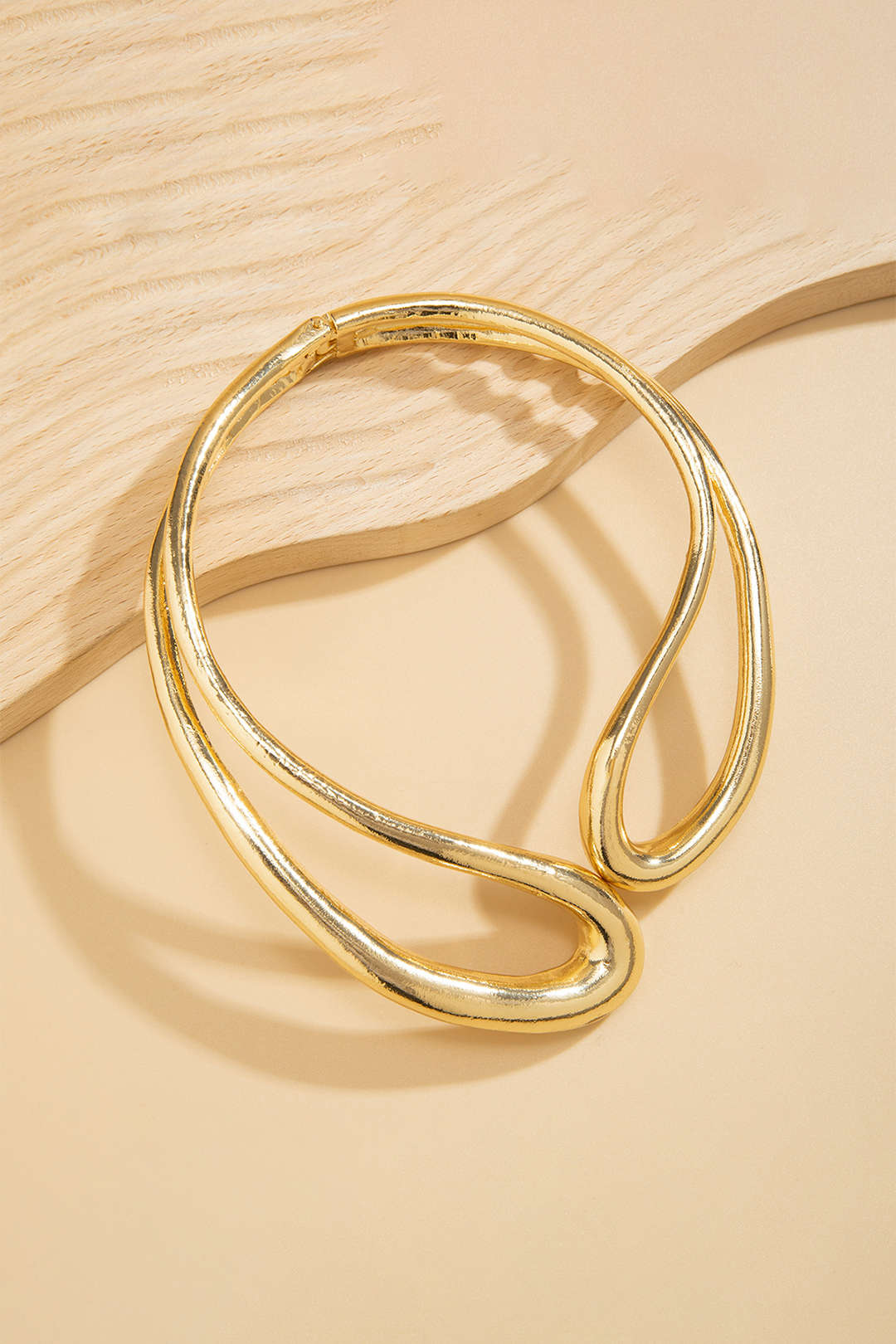 Asymmetrical Cut Collar