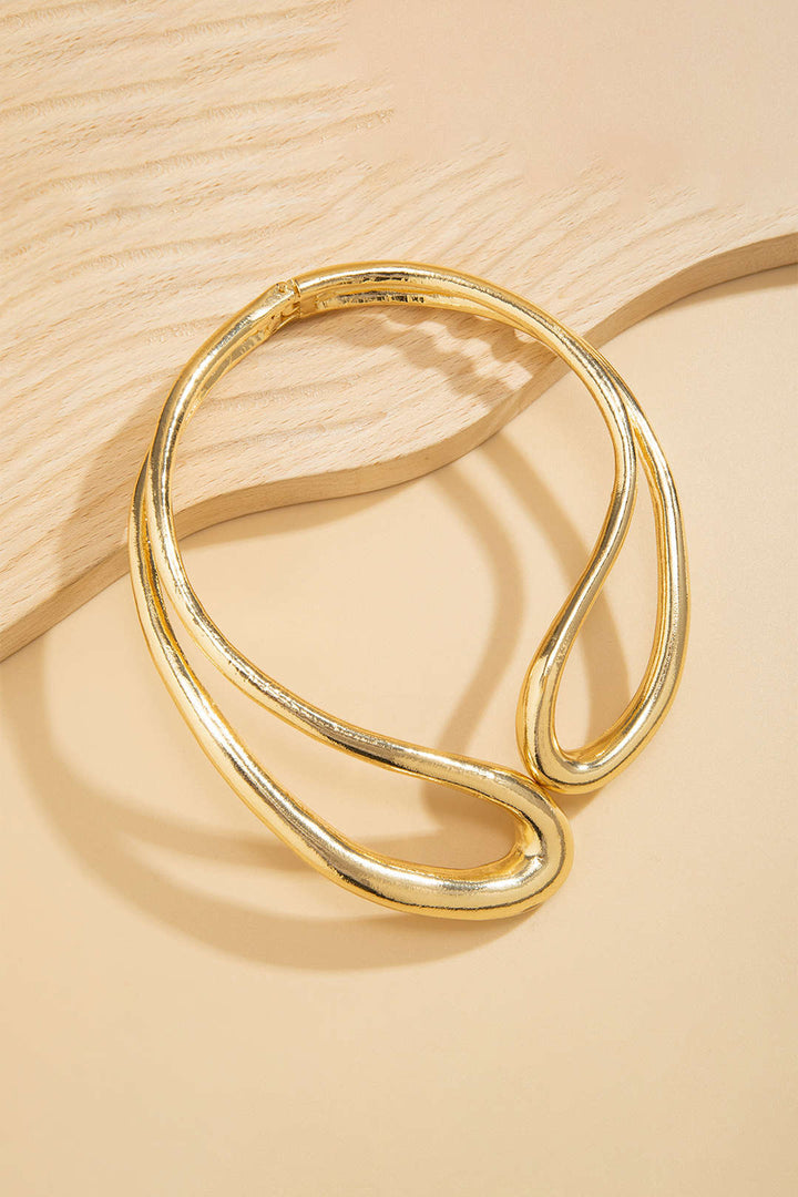 Asymmetrical Cut Collar