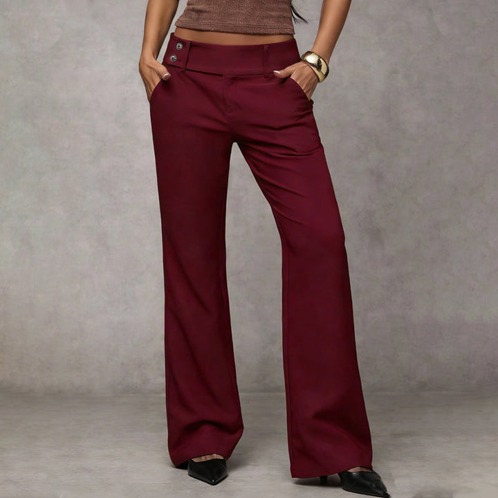 Valentina™ | Pantalones de Vestir Acampanados