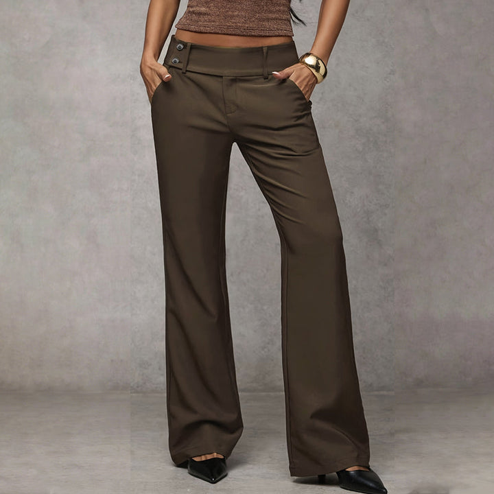 Valentina™ | Pantalones de Vestir Acampanados